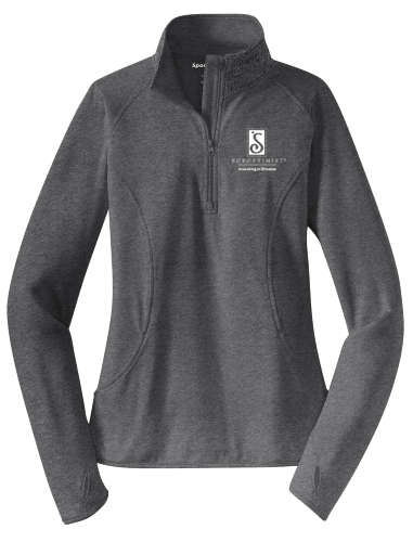 Quarter Zip Athletic Pullover (Grey)