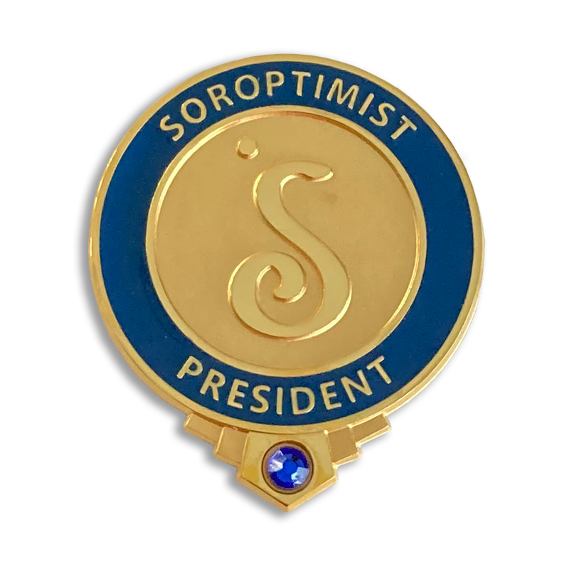 Club President's Pin - Gold